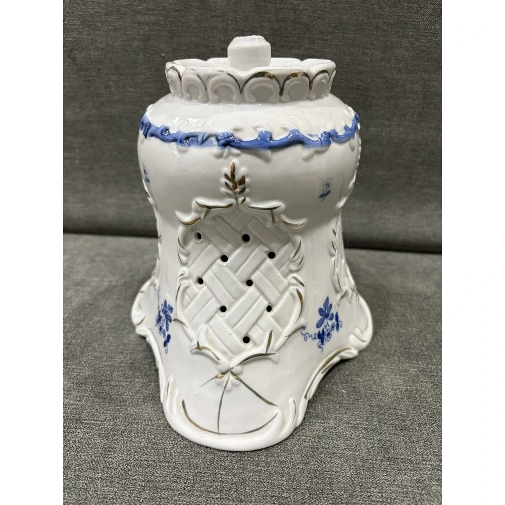 Lampshade Replacement Georgian/Colonial Revival Blue White‎ Courting Couple 7.5